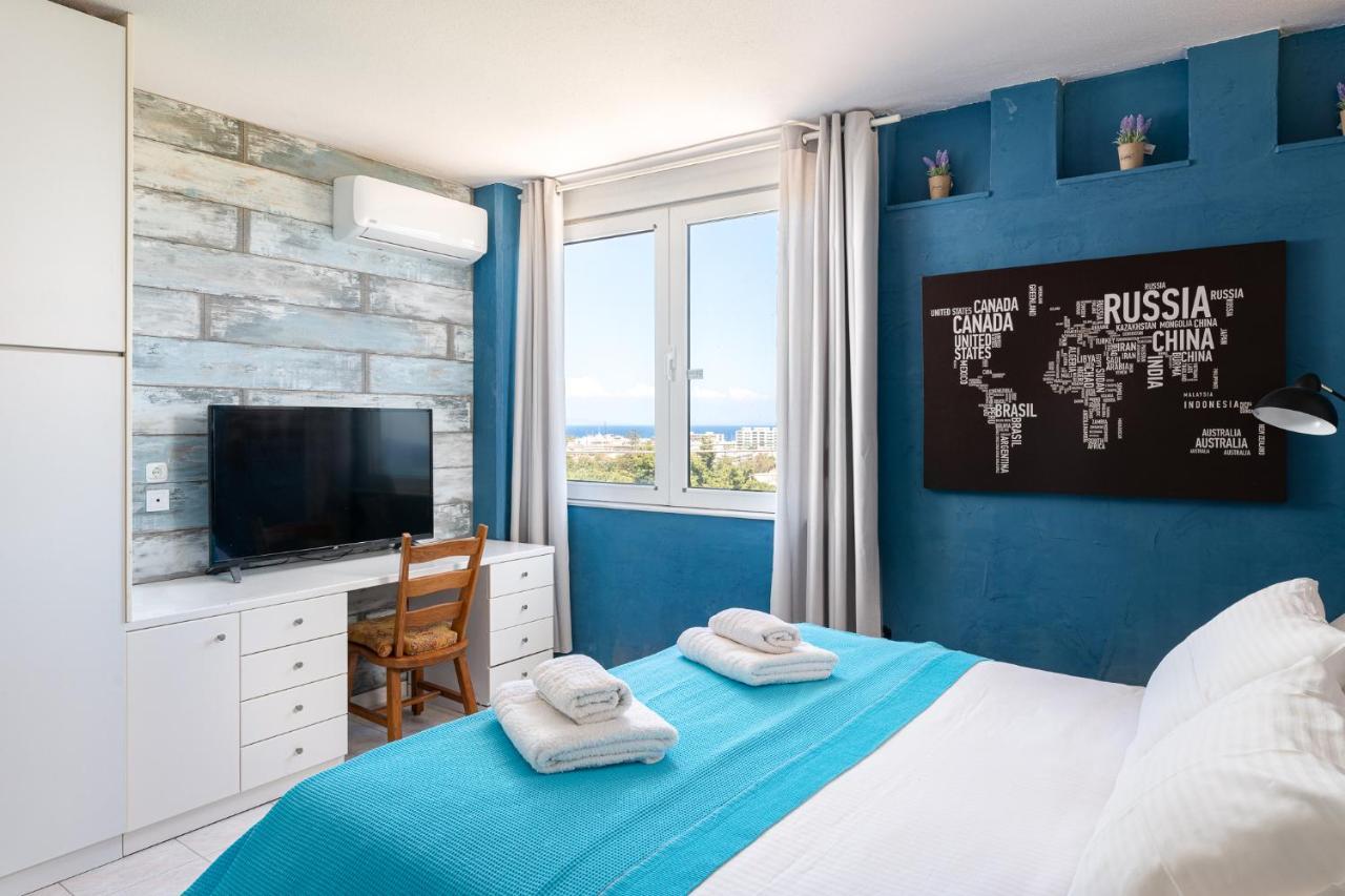 Rhodes City Amazing Apartments With Sea View In Rhodes Town מראה חיצוני תמונה